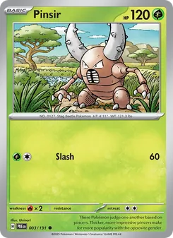 Pinsir (Prismatic Evolutions #003)