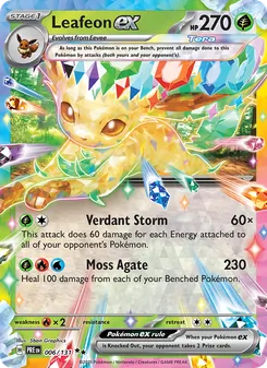 Leafeon ex (Prismatic Evolutions #006)