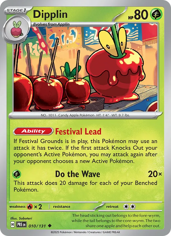 Dipplin — Prismatic Evolutions #010 (Pokémon TCG card)