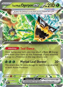 Teal Mask Ogerpon ex (Prismatic Evolutions #012)