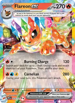 Flareon ex (Prismatic Evolutions #014)