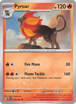 Pyroar (Prismatic Evolutions #016)