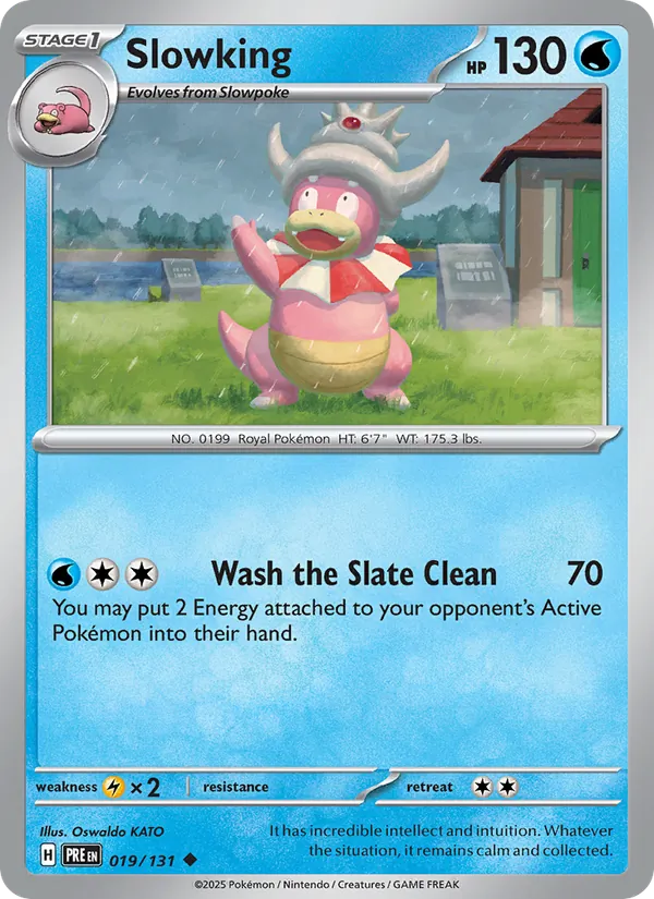 Slowking — Prismatic Evolutions #019 (Pokémon TCG card)