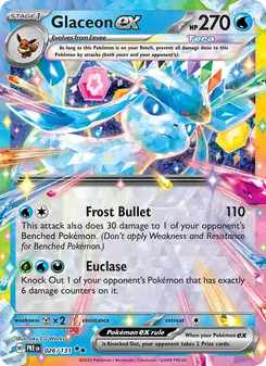 Glaceon ex (Prismatic Evolutions #026)