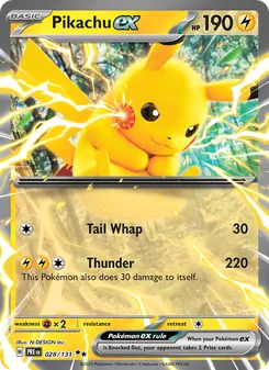 Pikachu ex (Prismatic Evolutions #028)