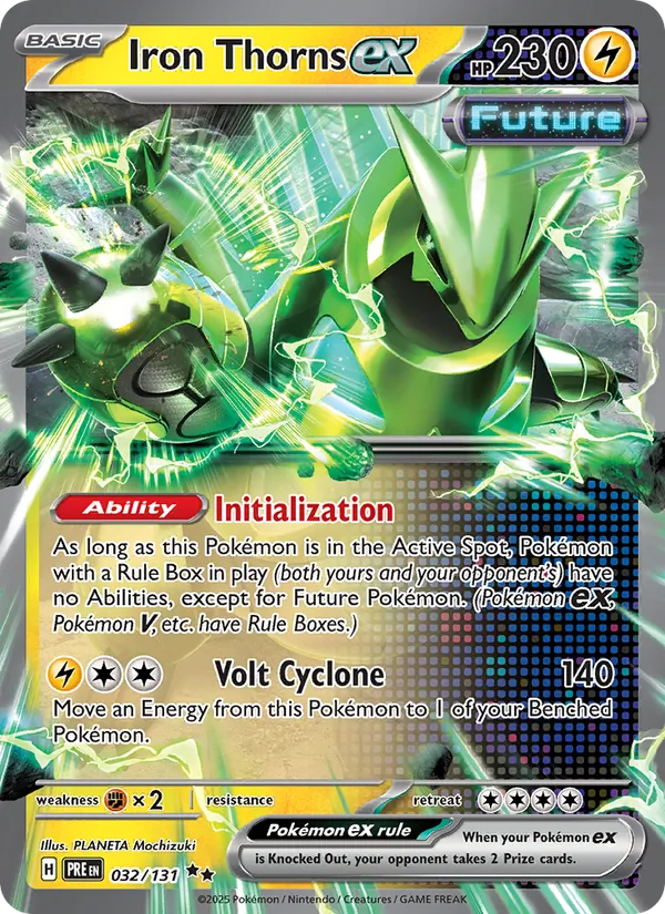 Iron Thorns ex — Prismatic Evolutions #032 (Pokémon TCG card)