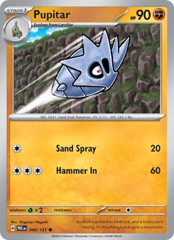 Pupitar (Prismatic Evolutions #048)