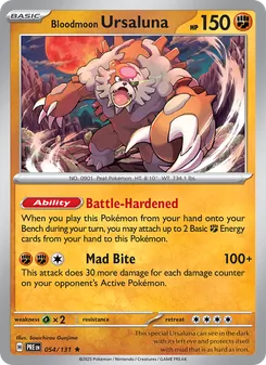 Bloodmoon Ursaluna (Prismatic Evolutions #054)