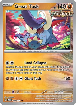 Great Tusk (Prismatic Evolutions #055)