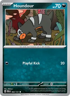 Houndour (Prismatic Evolutions #062)