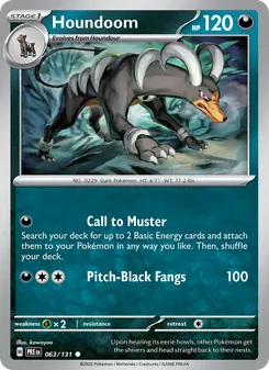 Houndoom (Prismatic Evolutions #063)