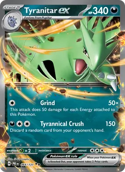 Tyranitar ex (Prismatic Evolutions #064)