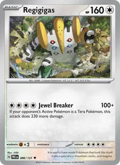 Regigigas (Prismatic Evolutions #086)
