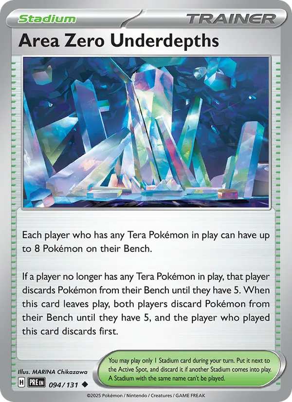 Area Zero Underdepths — Prismatic Evolutions #094 (Pokémon TCG card)