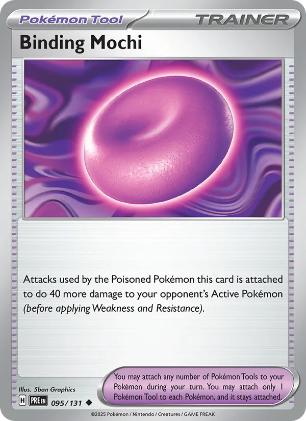 Binding Mochi — Prismatic Evolutions #095 (Pokémon TCG card)