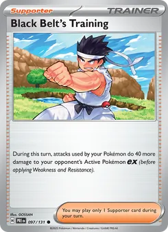 Black Belt's Training (Prismatic Evolutions #097)