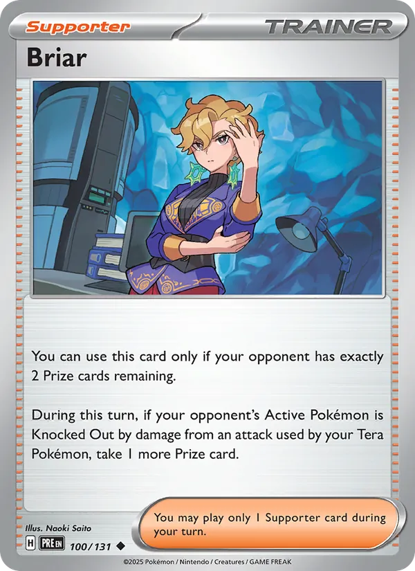 Briar — Prismatic Evolutions #100 (Pokémon TCG card)