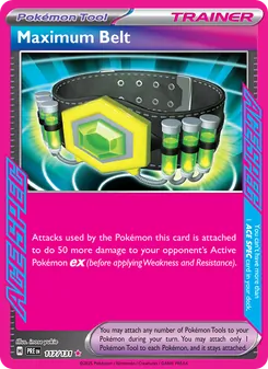 Maximum Belt (Prismatic Evolutions #117)