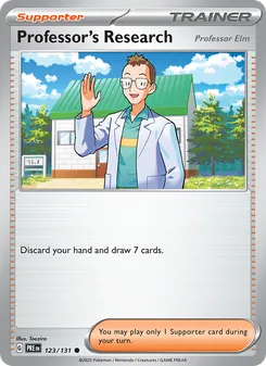 Professor's Research (Prismatic Evolutions #123)