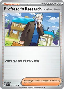 Professor's Research (Prismatic Evolutions #124)