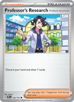 Professor's Research (Prismatic Evolutions #125)