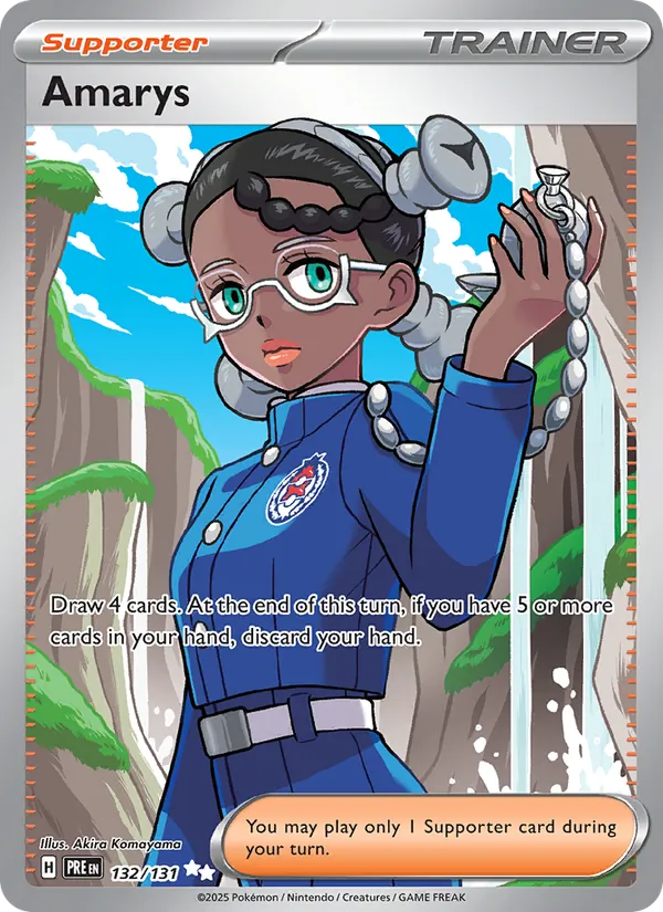 Amarys — Prismatic Evolutions #132 (Pokémon TCG card)