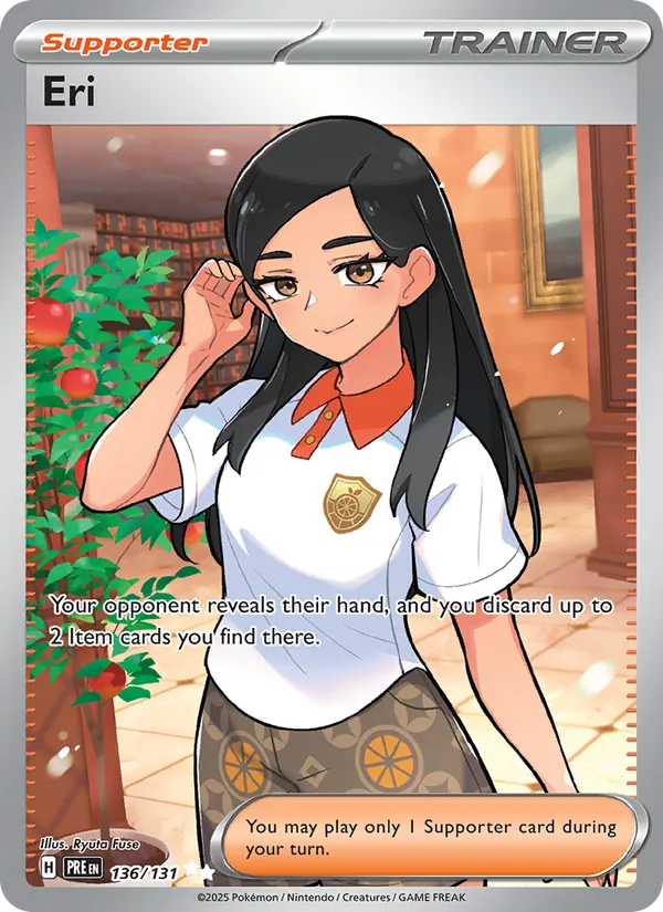 Eri — Prismatic Evolutions #136 (Pokémon TCG card)