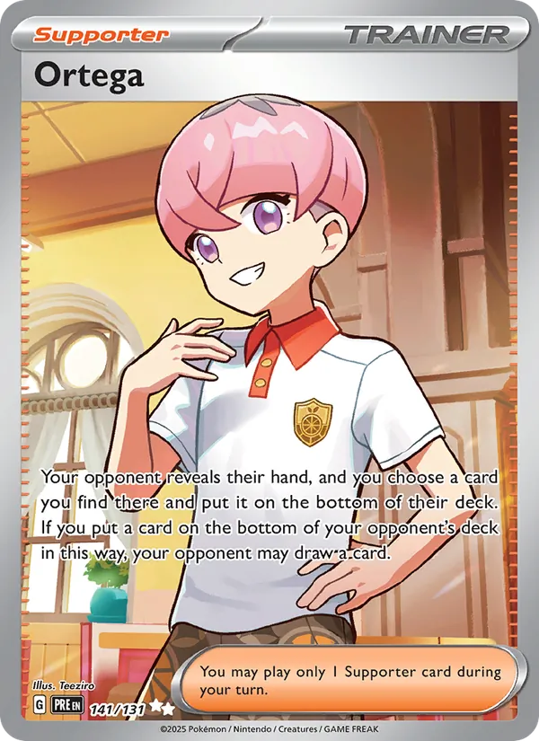 Ortega — Prismatic Evolutions #141 (Pokémon TCG card)