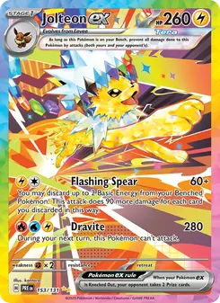 Jolteon ex (Prismatic Evolutions #153)