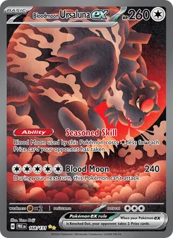 Bloodmoon Ursaluna ex (Prismatic Evolutions #168)