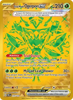Teal Mask Ogerpon ex (Prismatic Evolutions #177)