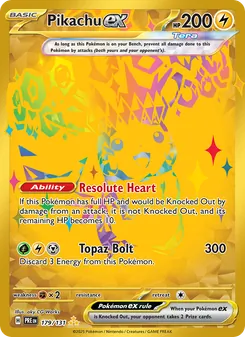 Pikachu ex (Prismatic Evolutions #179)