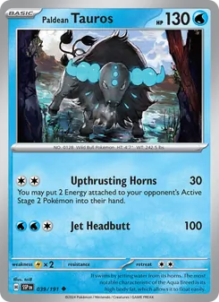 Paldean Tauros (Surging Sparks #039)
