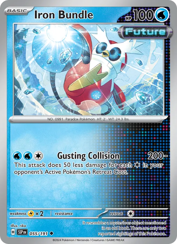 Iron Bundle — Surging Sparks #055 (Pokémon TCG card)
