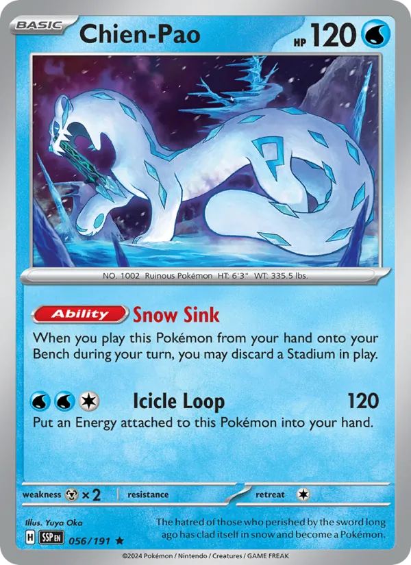 Chien-Pao — Surging Sparks #056 (Pokémon TCG card)