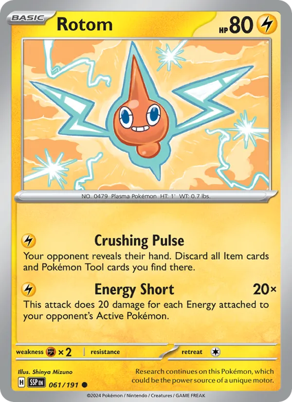 Rotom — Surging Sparks #061 (Pokémon TCG card)