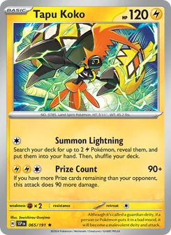 Tapu Koko (Surging Sparks #065)