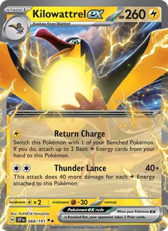 Kilowattrel ex (Surging Sparks #068)