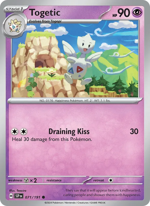 Togetic — Surging Sparks #071 (Pokémon TCG card)