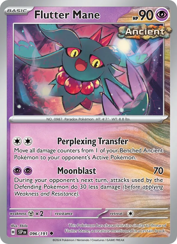 Flutter Mane — Surging Sparks #096 (Pokémon TCG card)