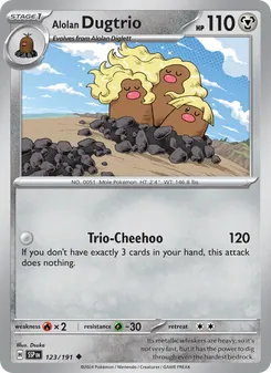 Alolan Dugtrio (Surging Sparks #123)
