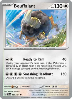 Bouffalant (Surging Sparks #151)