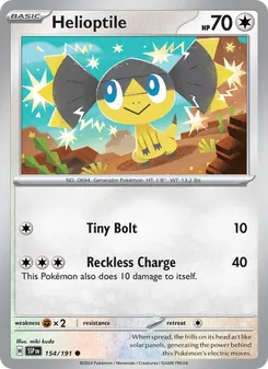 Helioptile (Surging Sparks #154)