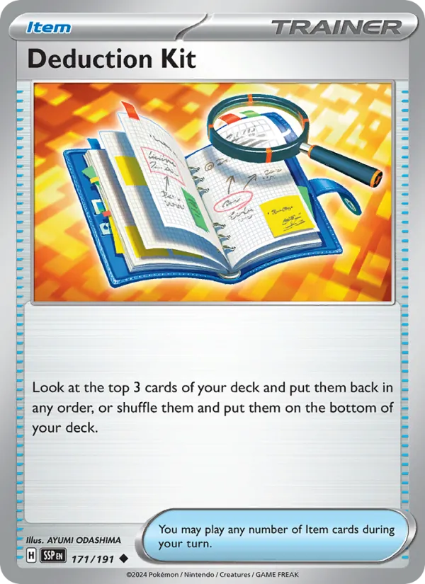 Deduction Kit — Surging Sparks #171 (Pokémon TCG card)