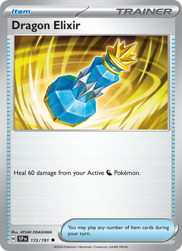 Dragon Elixir — Surging Sparks #172 (Pokémon TCG card)