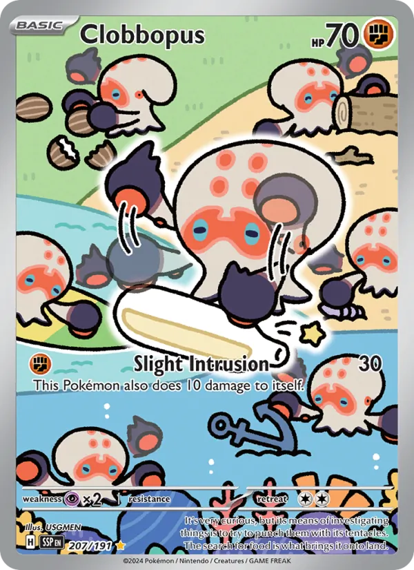 Clobbopus — Surging Sparks #207 (Pokémon TCG card)
