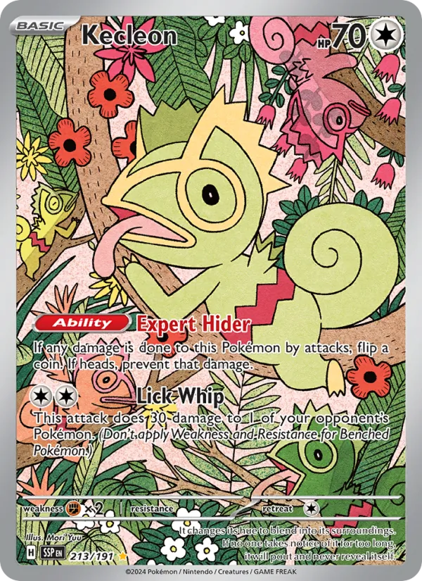 Kecleon — Surging Sparks #213 (Pokémon TCG card)