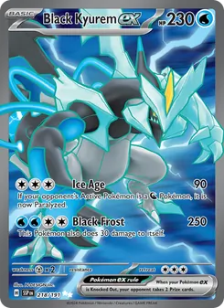Black Kyurem ex (Surging Sparks #218)