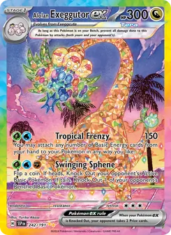 Alolan Exeggutor ex (Surging Sparks #242)