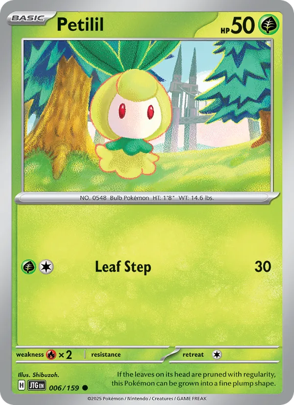 Petilil — Journey Together #006 (Pokémon TCG card)